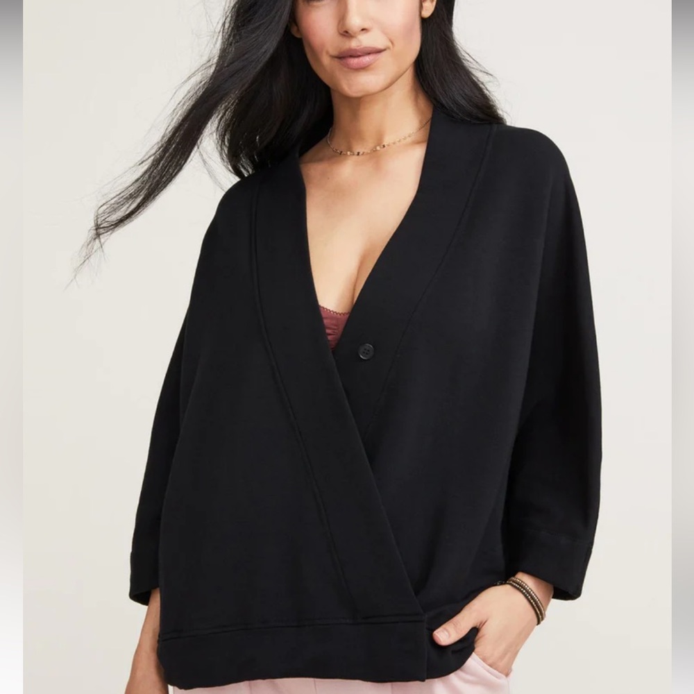 Hatch Wrap-Front Sweatshirt